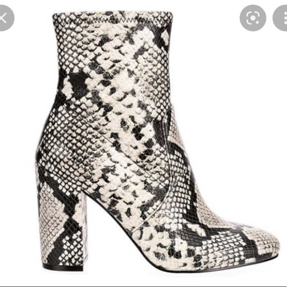Aldo Snake Skin Booties